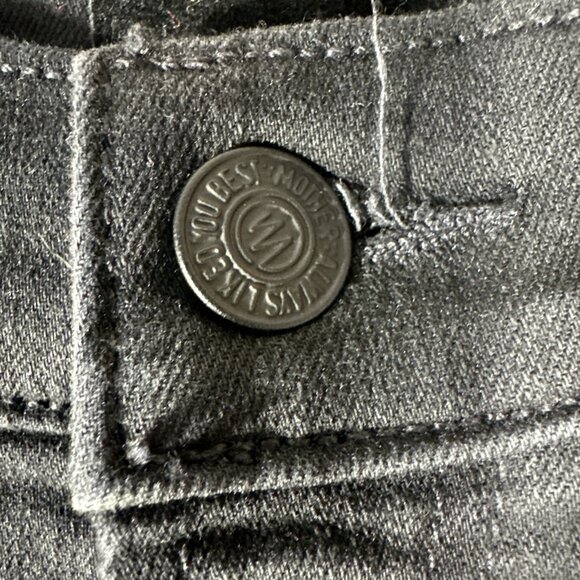 Mother Jeans 27 Black The Hustler Ankle Fray Not Guilty Stretch Denim Hi Rise - Picture 4 of 16